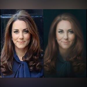 L'AGENCE Deep Blue Tie-Neck Blouse Replikate size XS